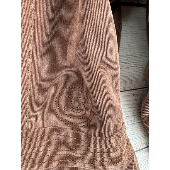 Burton Dryride Corduroy Double Breasted Snowboard Ski Jacket Womens Small Brown - Picture 14 of 15